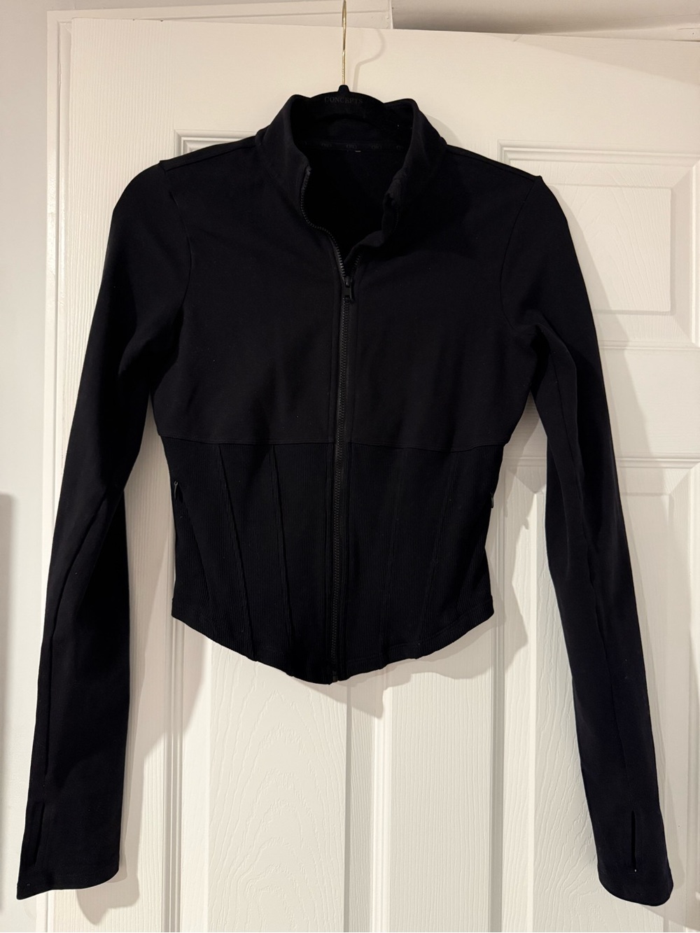 Alo Airbrush Corset Full Zip Jacket